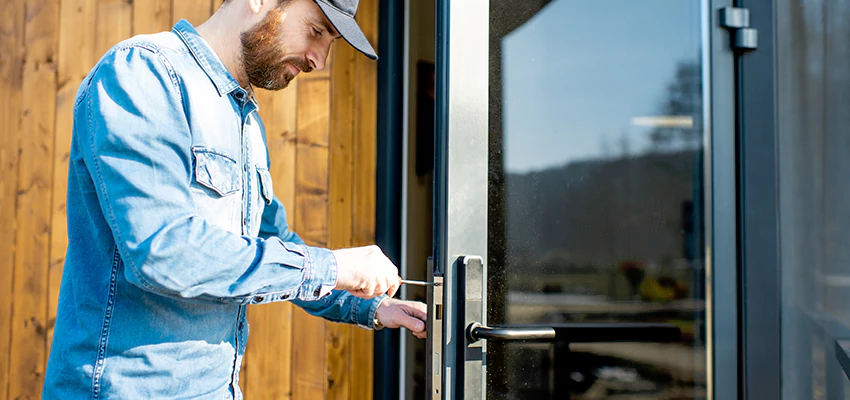 Frameless Glass Storefront Door Locks Replacement in Azusa, CA